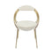 Musico Dining Chair  option COM Group 06 Boucle / Satin Brass