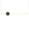 Orion Tube Linear Pendant Light  option Polished Gunmetal