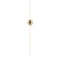 Orion Tube Vertical Pendant Light  option Polished Gold