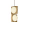 Solstice Multi Light Pendant Light  option Brushed Brass
