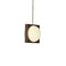Solstice Pendant Light  option Blackened Brass