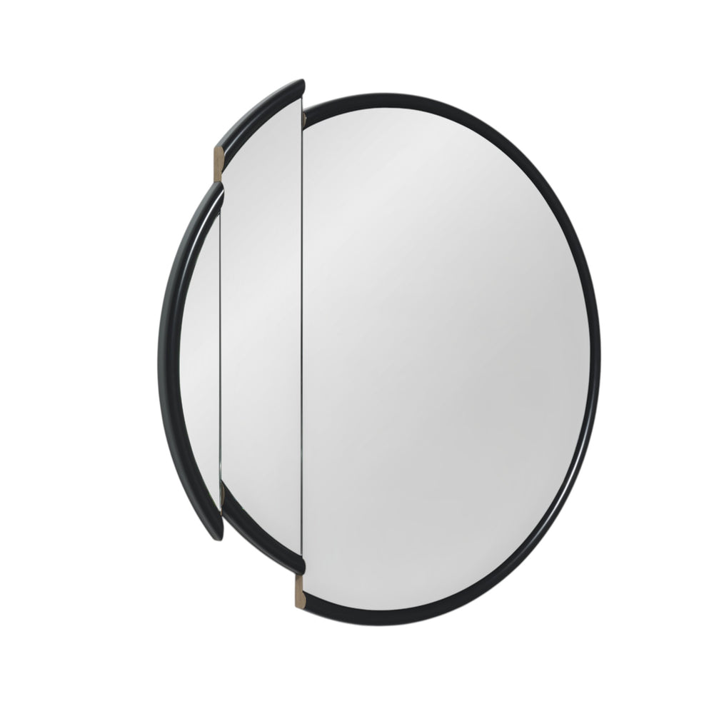 Split Round Mirror