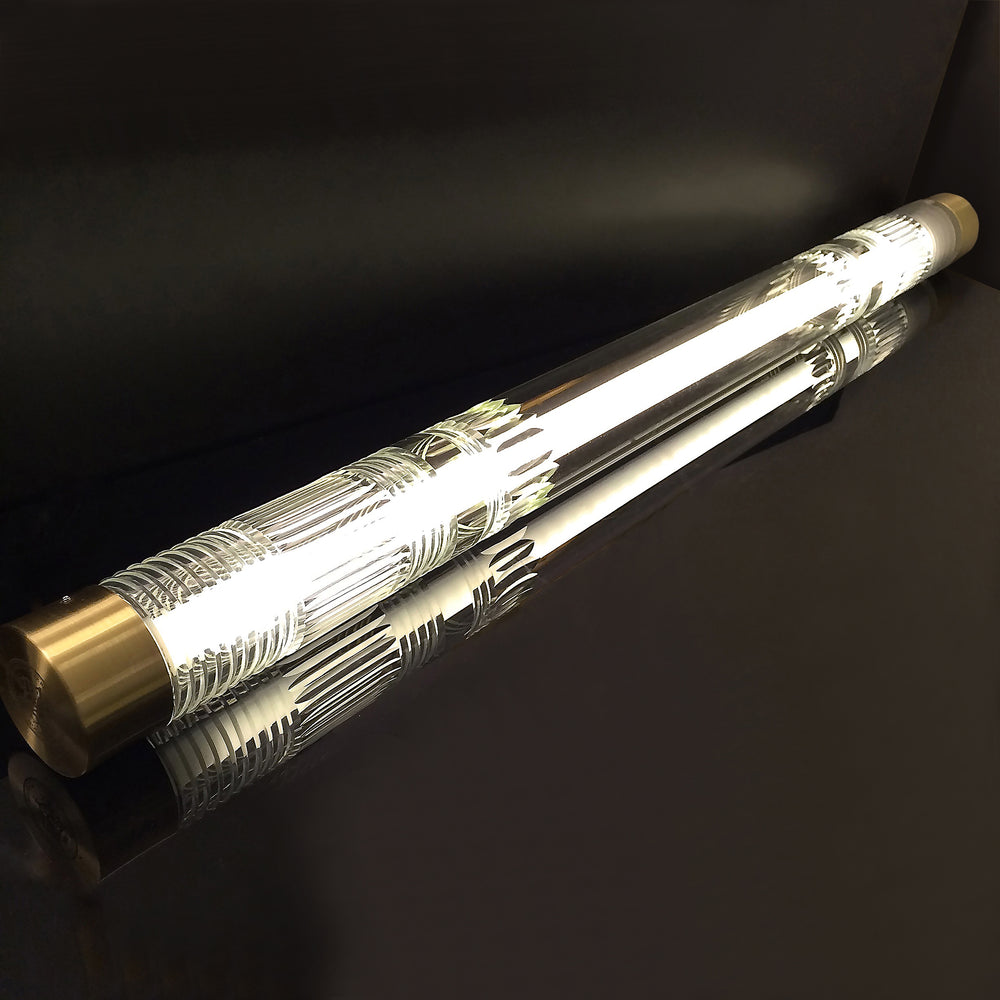 Tube Crystal Linear Pendant Light