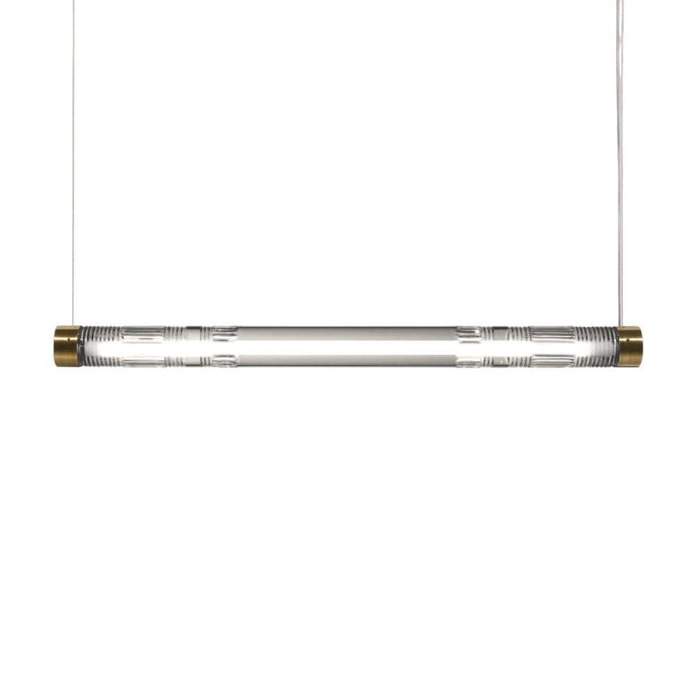 Tube Crystal Linear Pendant Light