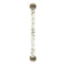 Tube Wall Sconce  option Brushed Brass