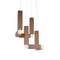 Vesper Chandelier  option Brushed Bronze