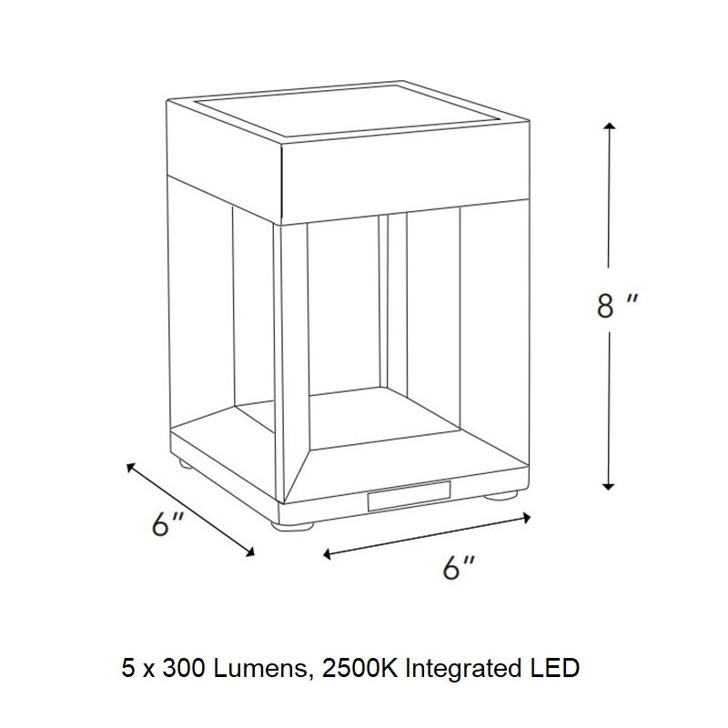 Blade Solar Portable Outdoor LED Table Lamp