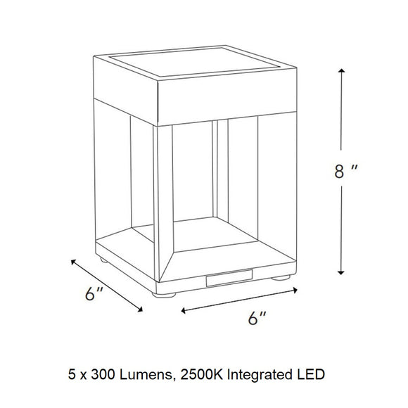 Blade Solar Portable Outdoor LED Table Lamp