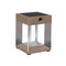 Blade Solar Portable Outdoor LED Table Lamp  option Weathered Teak