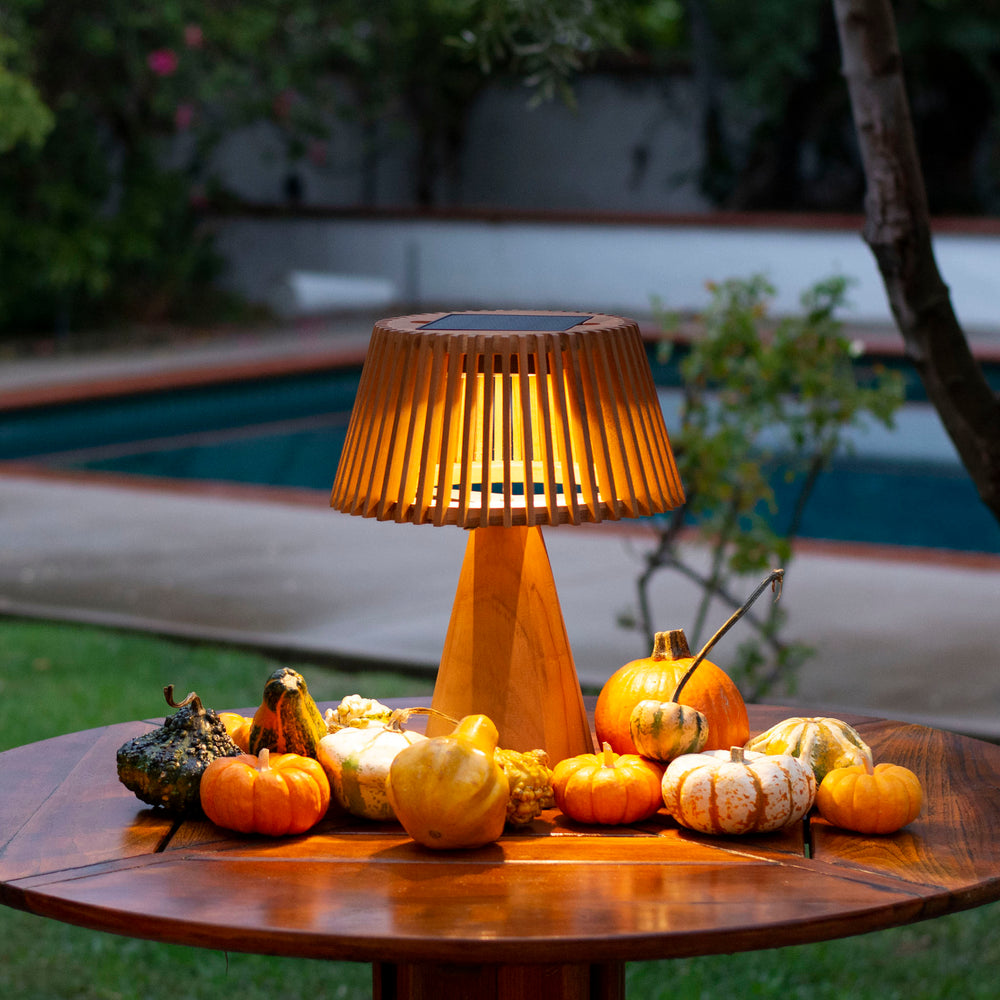 Enoki Solar Portable Outdoor Table Lamp