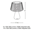 Enoki Solar Portable Outdoor Table Lamp