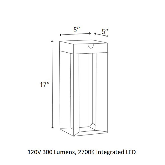 Faro Solar Outdoor Pathway Light