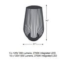 Mandalay Solar Outdoor Floor Lamp
