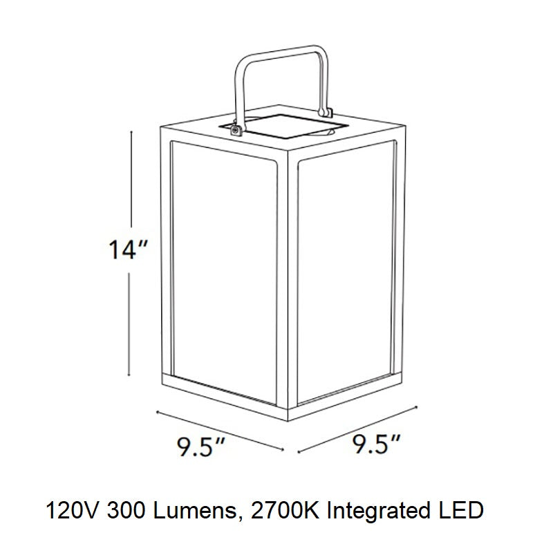 Tradition Solar Outdoor LED Lantern