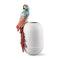 Bird Vase  option Red Macaw