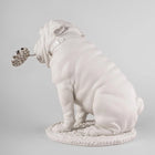 Bulldog with Lollipop Sculpture