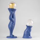 Cosmic Girl and Cat Sculpture
