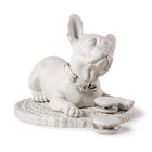 French Bulldog with Macarons Sculpture
