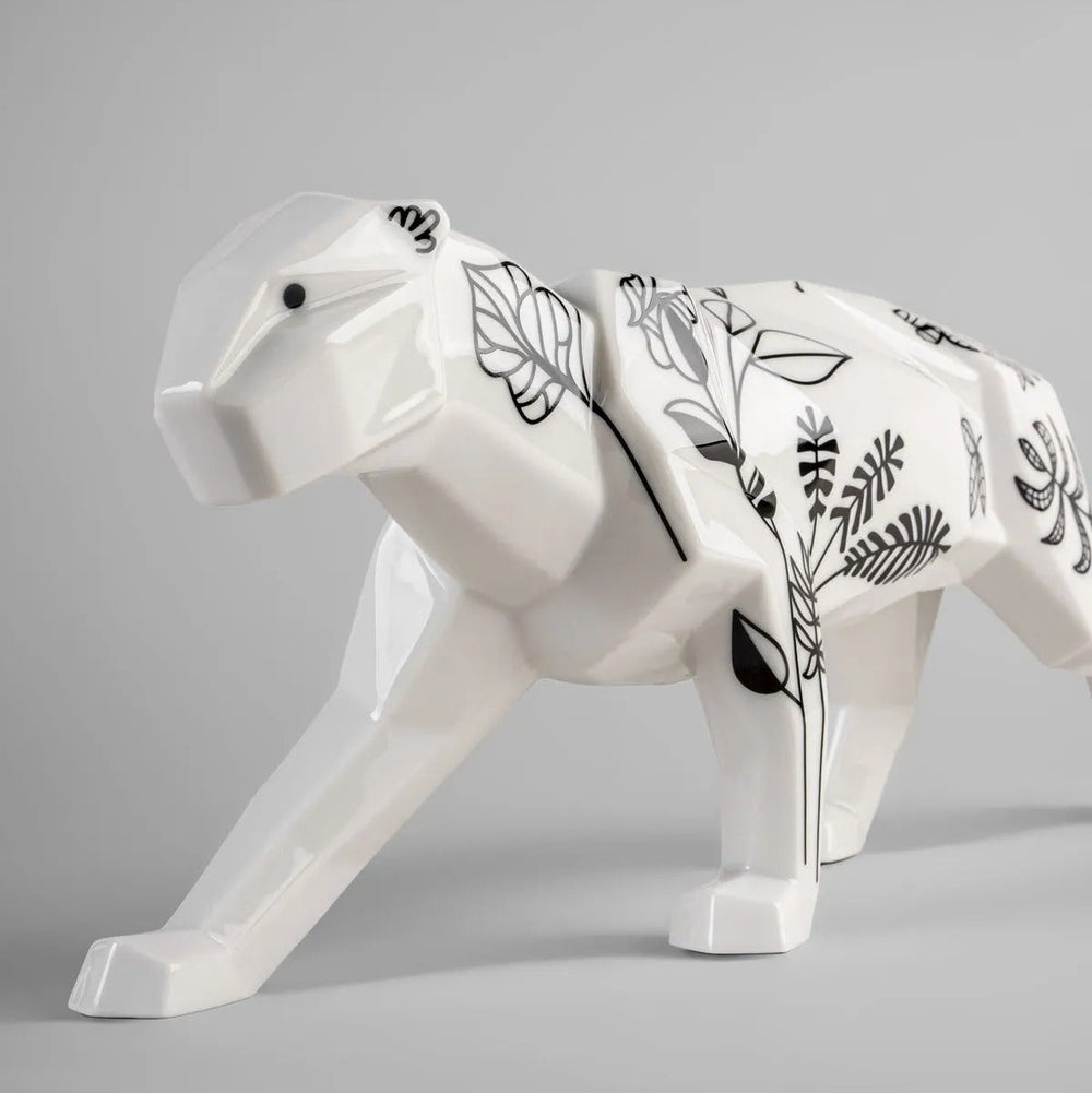 Jungle Panther Sculpture