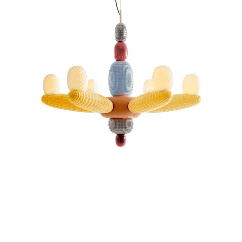 Soft Blown Afloat Chandelier