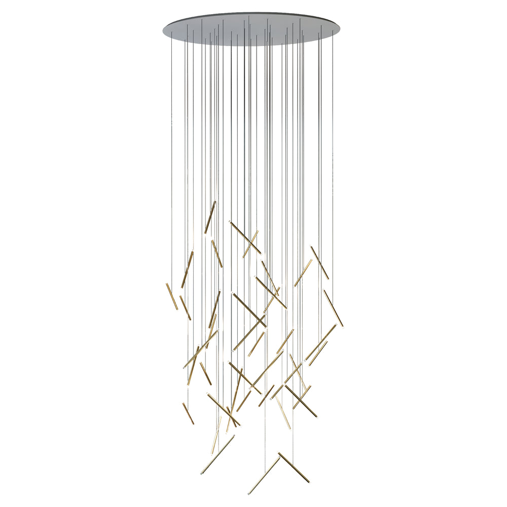 A-Tube Nano Duo Multi-Light Round Chandelier