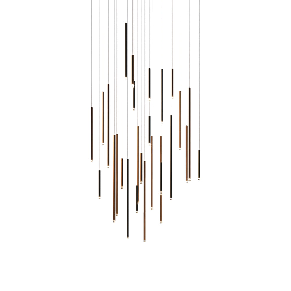 A-Tube Nano Multi-Light Rectangular Pendant Light