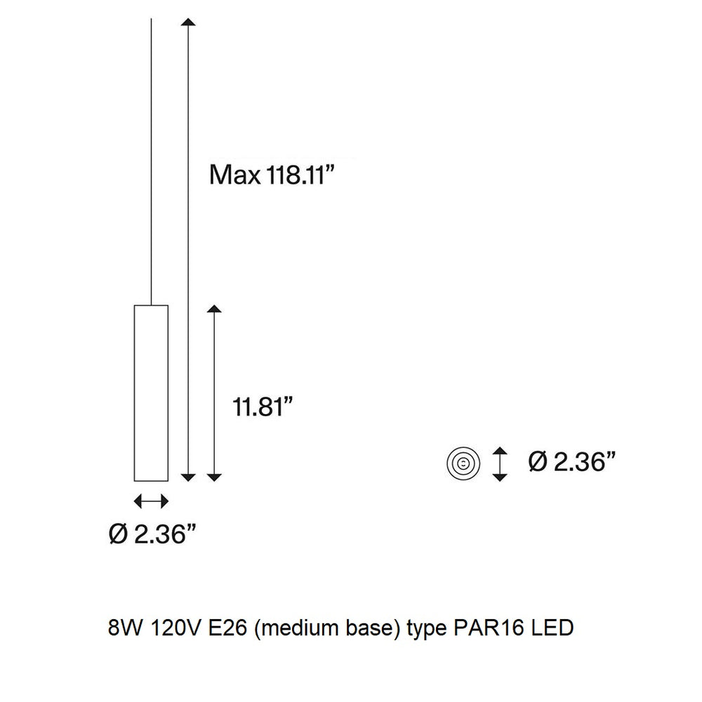 A-Tube Pendant Light