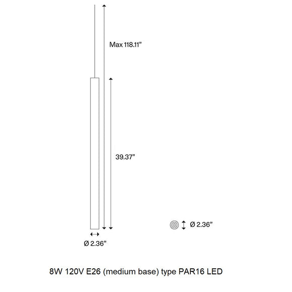 A-Tube Pendant Light