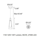 Cono di Luce Pendant Light