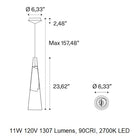 Cono di Luce Pendant Light