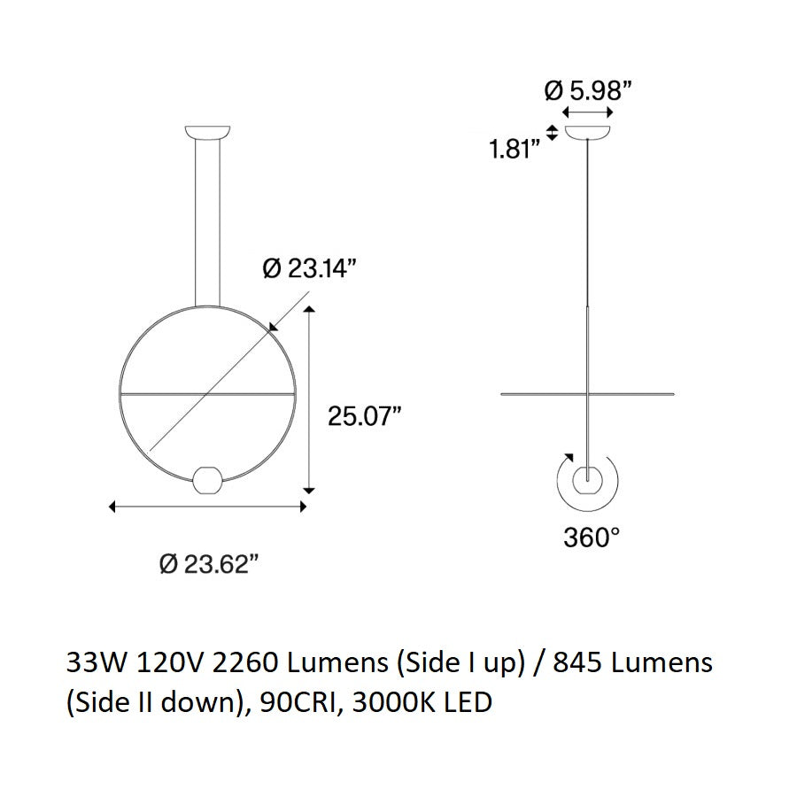 Elara LED Pendant Light