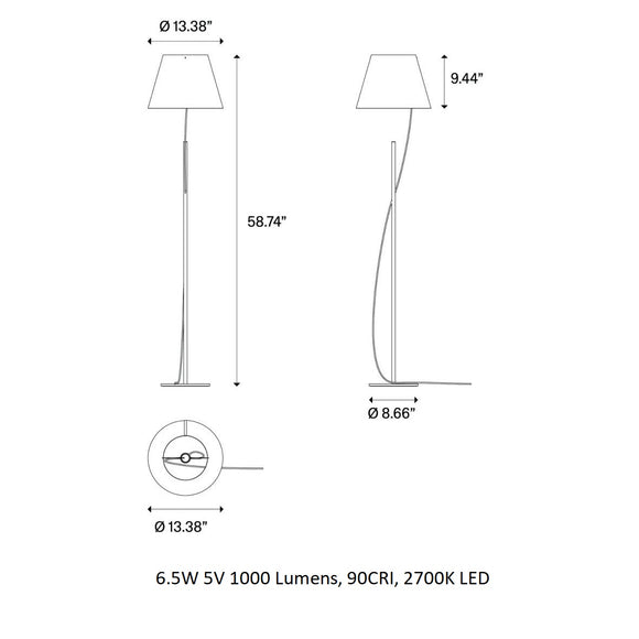 Hover Floating Floor Lamp