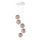 Kelly Cluster Sphere Multi-Light Pendant Light  option Five Lights