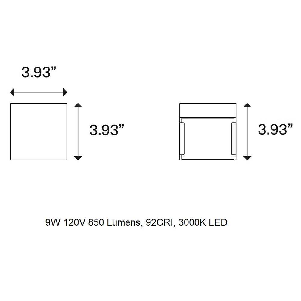 Laser Cube Wall Light