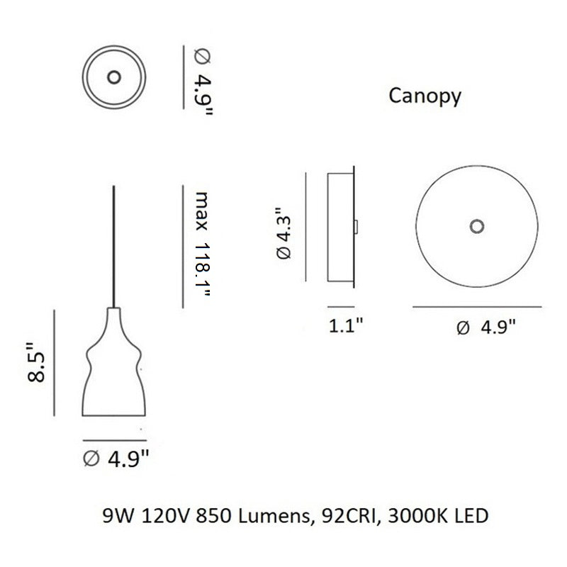 Nostalgia Small Pendant Light