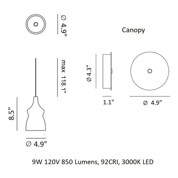Nostalgia Small Pendant Light