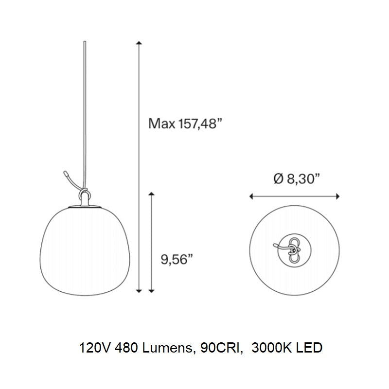 Oblo LED Pendant Light