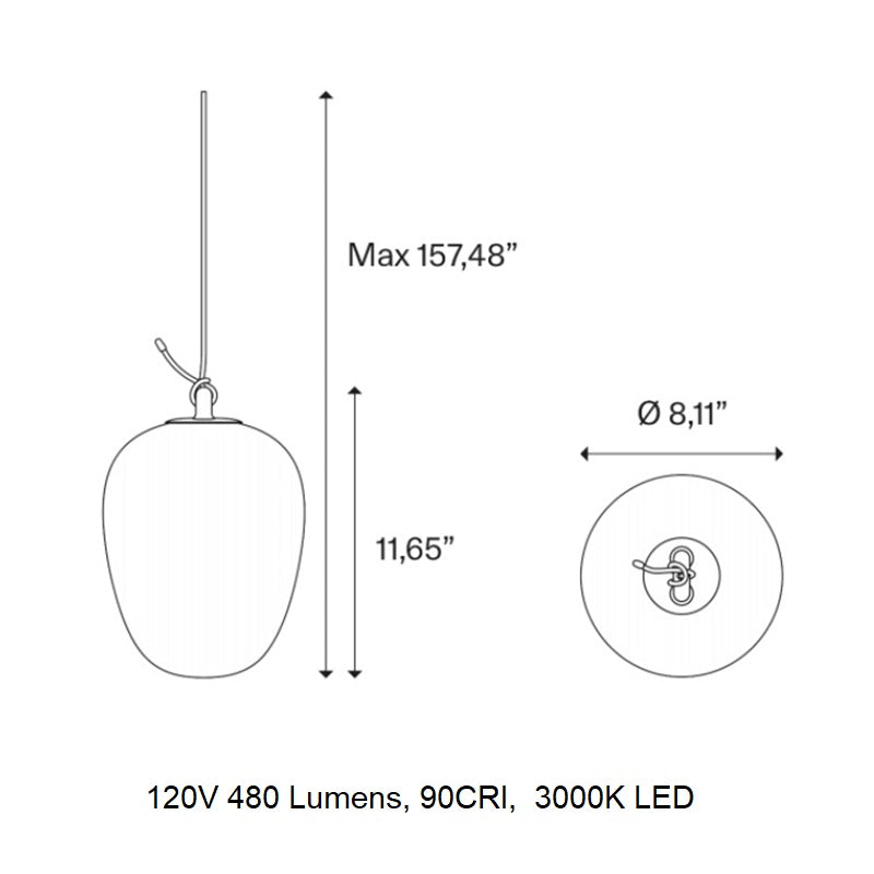 Oblo LED Pendant Light