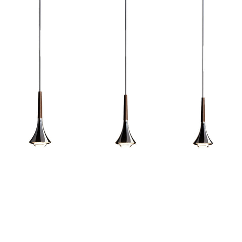 Rain Multi-Light Linear Track Pendant Light