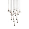 Rain Multi-Light Pendant Light  option 24 Lights