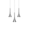 Rain Multi-Light Pendant Light  option Brushed Chrome