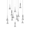 Rain Multi-Light Pendant Light  option 14 Lights