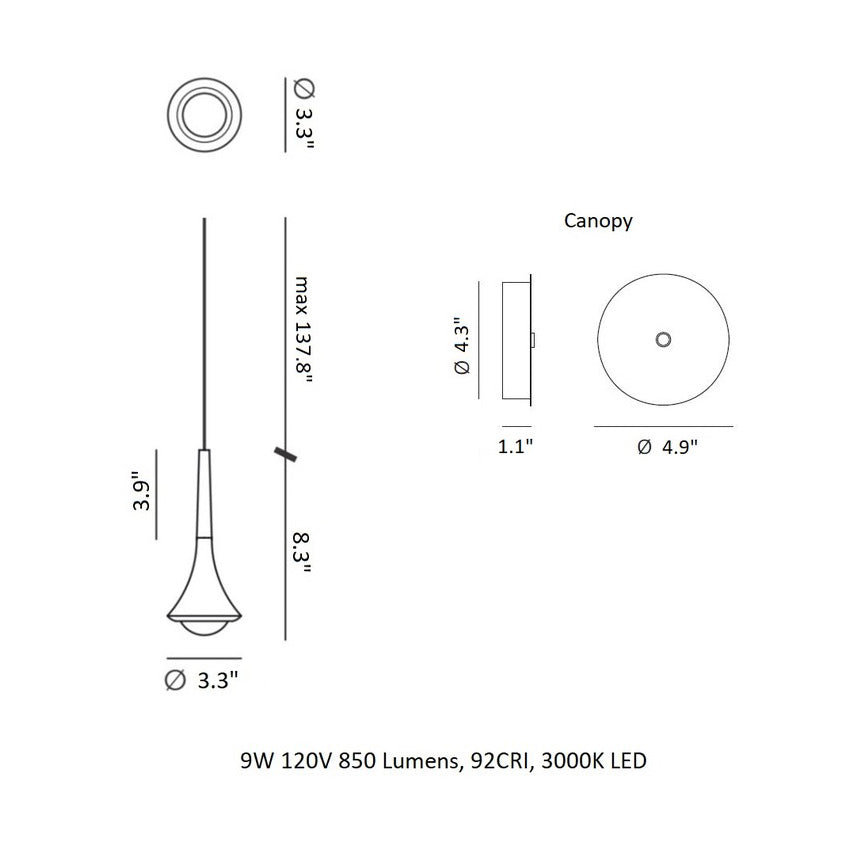 Rain Pendant Light