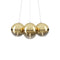 Random Cloud Large Multi Light LED Pendant Light  option Gold