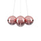 Random Cloud Large Multi Light LED Pendant Light  option Rose Gold