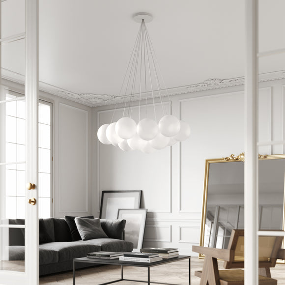 Modern Random Light Lodes Random Cloud Small Multi Light LED Pendant Light - 2Modern