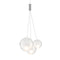 Random Multi-Light Rectangular Pendant Light  option Crystal