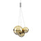 Random Multi-Light Round Pendant Light  option Gold