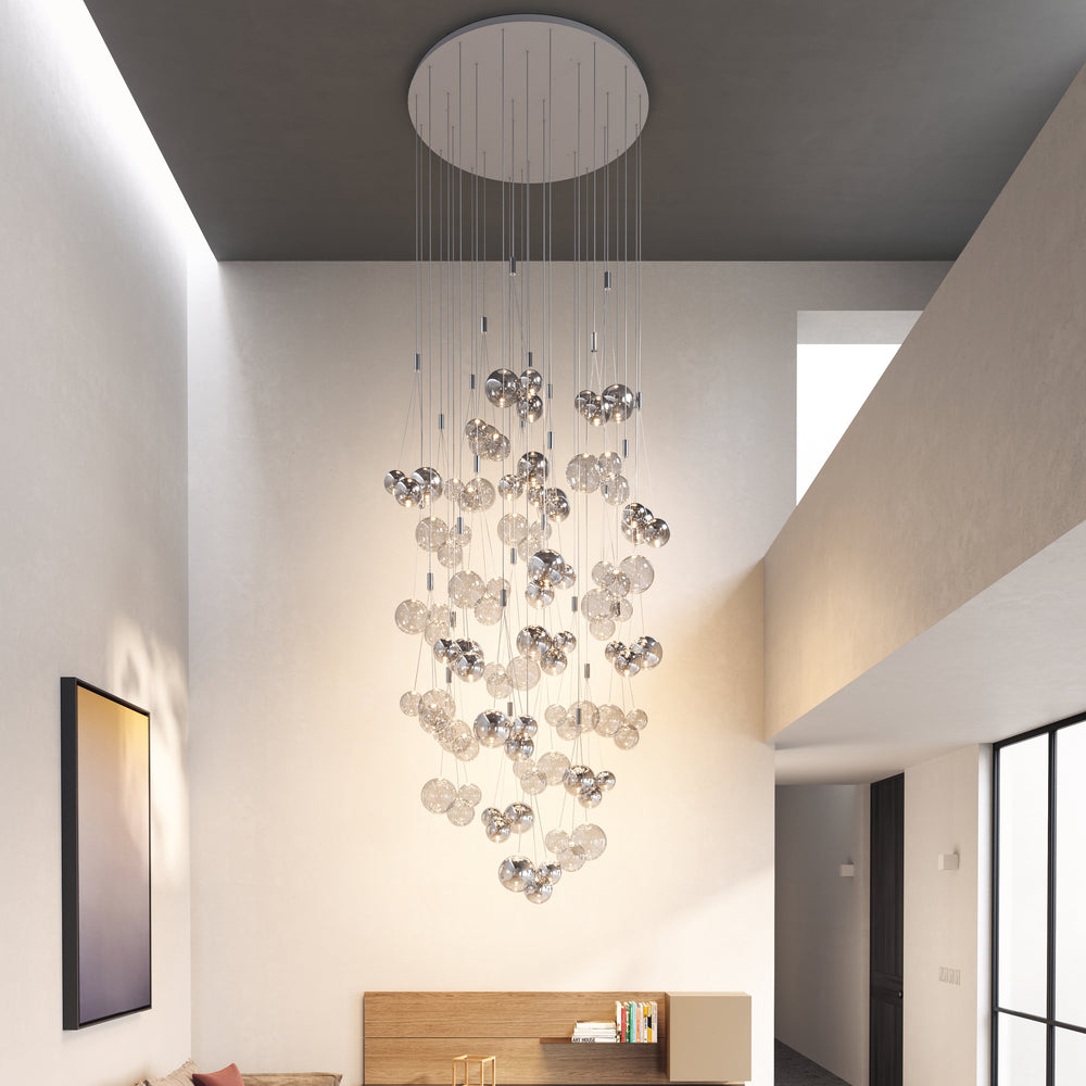 Random Multi-Light Round Pendant Light