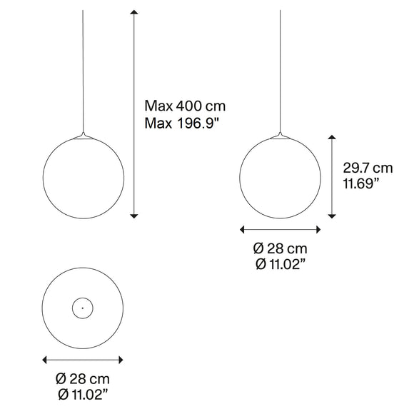 Random Solo Multi-Light Micro Pendant Light